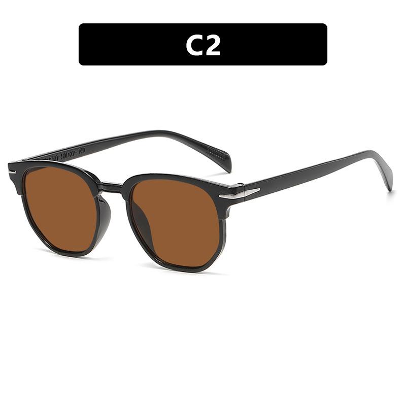European and American men's sunglasses irregular personality retro sunglasses fashion ins street photography driving sunshade sunglasses
