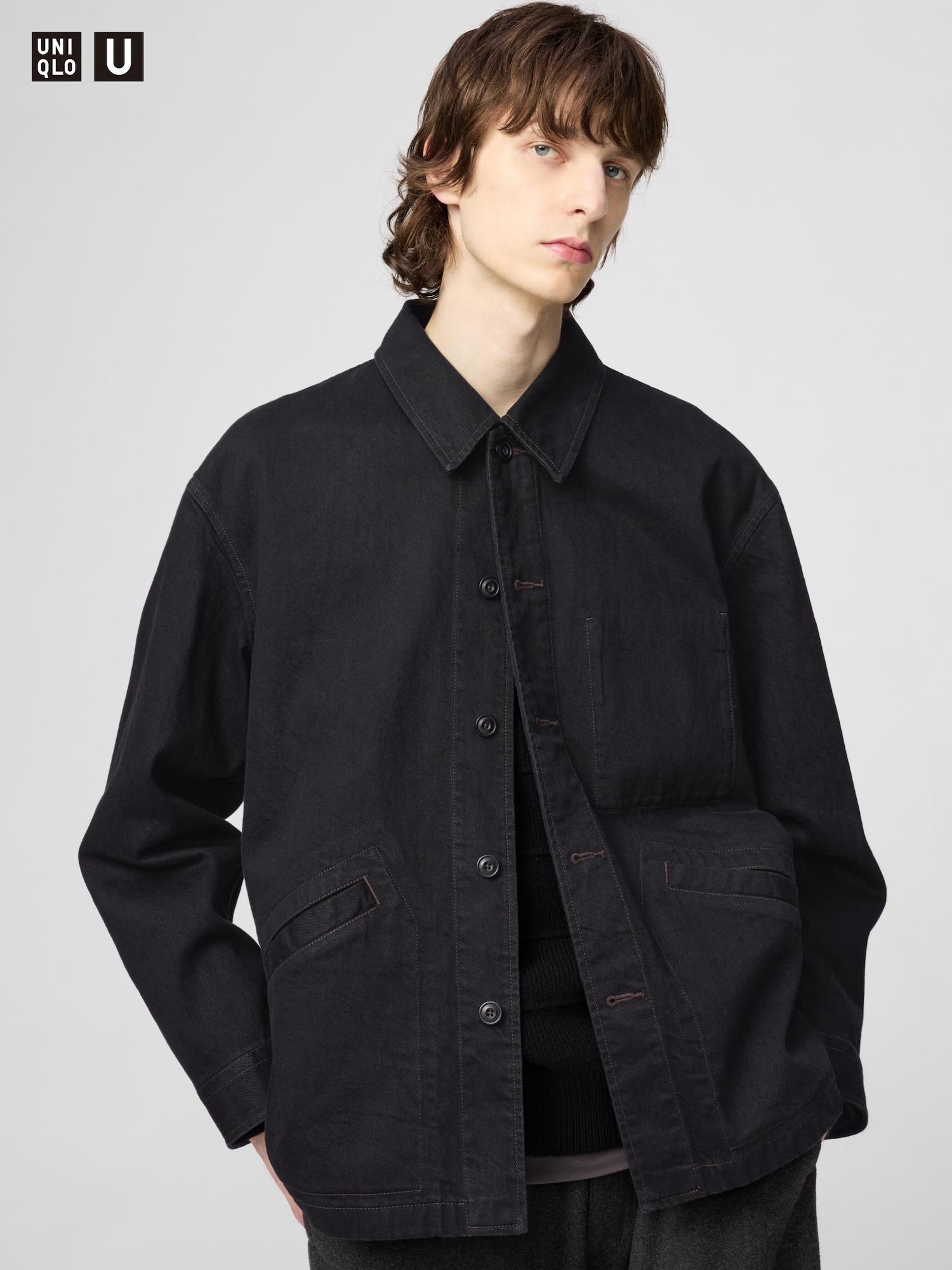 

Джинсовая куртка оверсайз Uniqlo 09 BLACK/UNISEX XXL