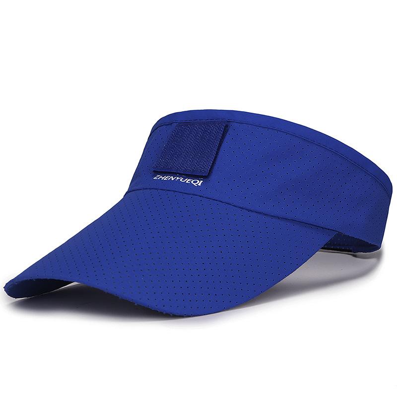 New Summer Velcro Design Outdoor Running Sun Hats Men Women Top Empty Solid Sport Tennis Golf Sunhats Sunscreen Baseball Cap