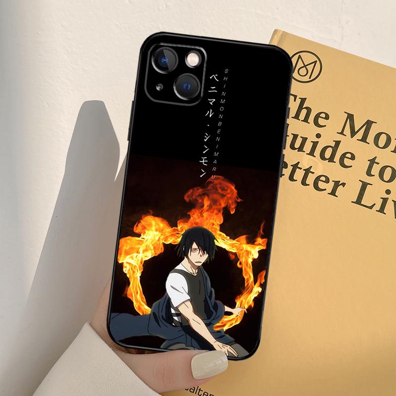 Benimaru Shinmon Fire Force Phone Case For iPhone 12 11 13 14 Pro Max X XR XS Max 7 8 Plus SE 2020 12 Mini 13 Mini Cover