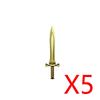 MOC Military Medieval Building Blocks Accessories Soldier Figures Bicolor Weapons Crossbow Sword helmet Tomahawk Toy Gift X006