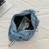 Denim Crossbody Bag Women's Underarm Bag Multi-Pocket Shoulder Bag