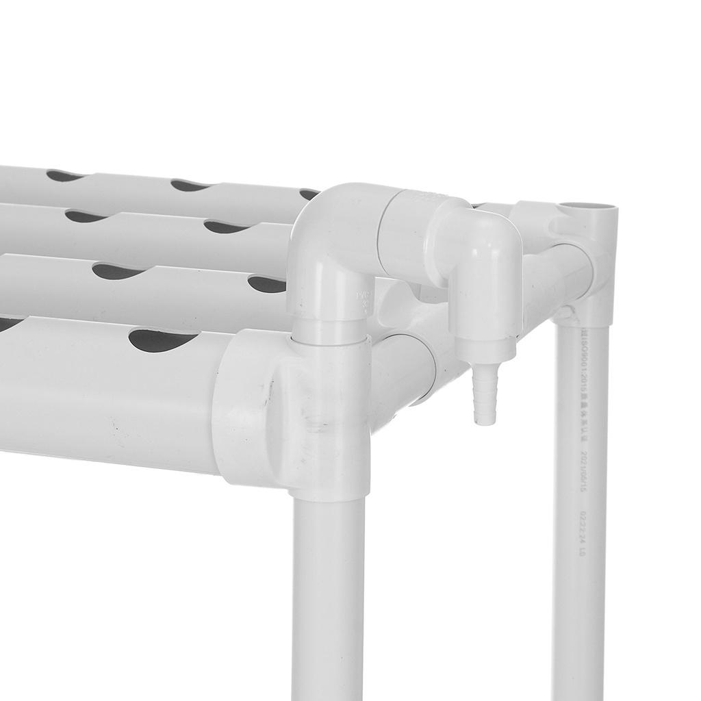 108 Holes Hydroponic Piping Site Grow Kit Deep Water Culture Planting Box Gardening System Nursery Pot Hydroponic Rack 220V