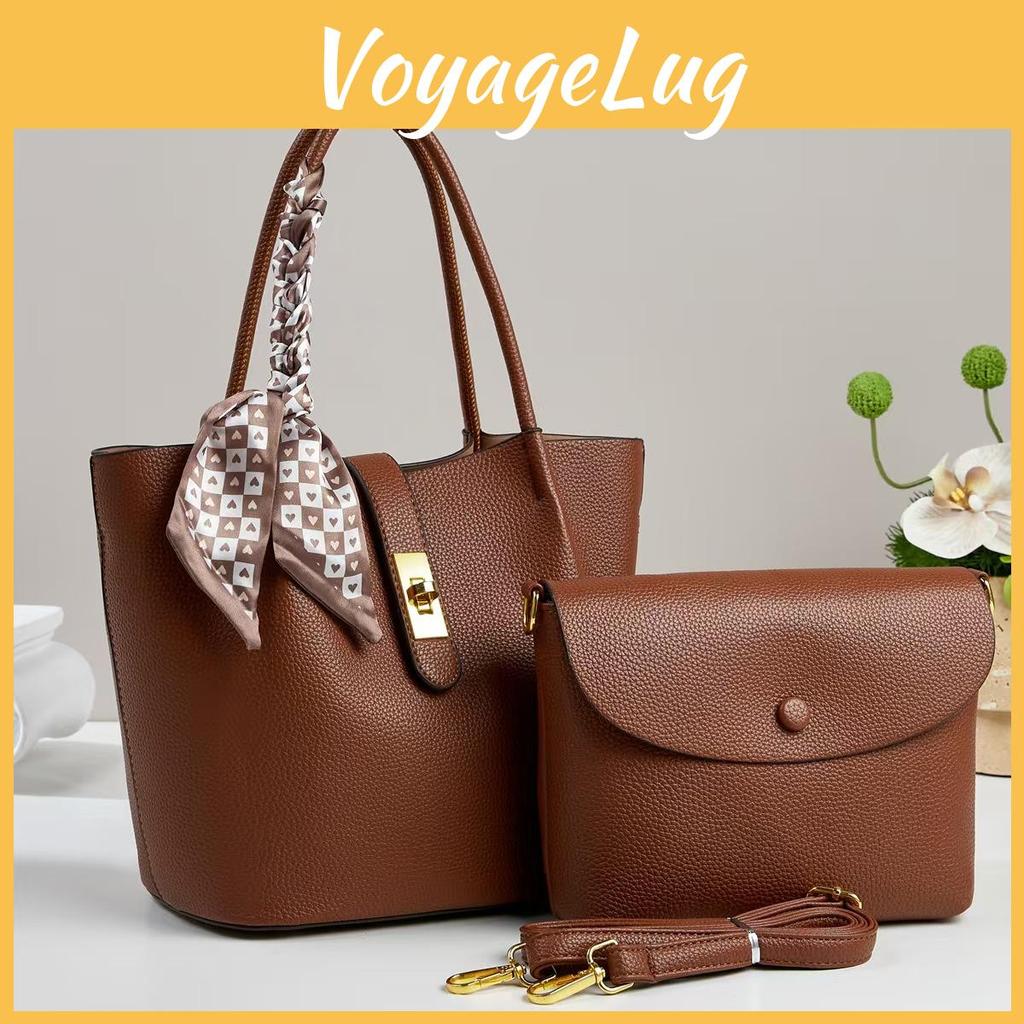 Crossborder Style Mother Bag With Pu Leather Water Bucket Design For Daily Use