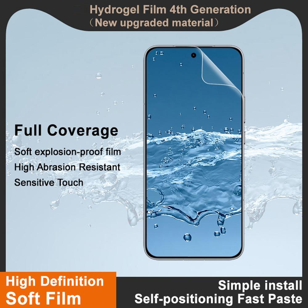 IMAK Hydrogel Film 4th For Xiaomi 15T Pro/15T Screen Protector Ultra Clear Soft TPU Film (Fingerprint Unlock)