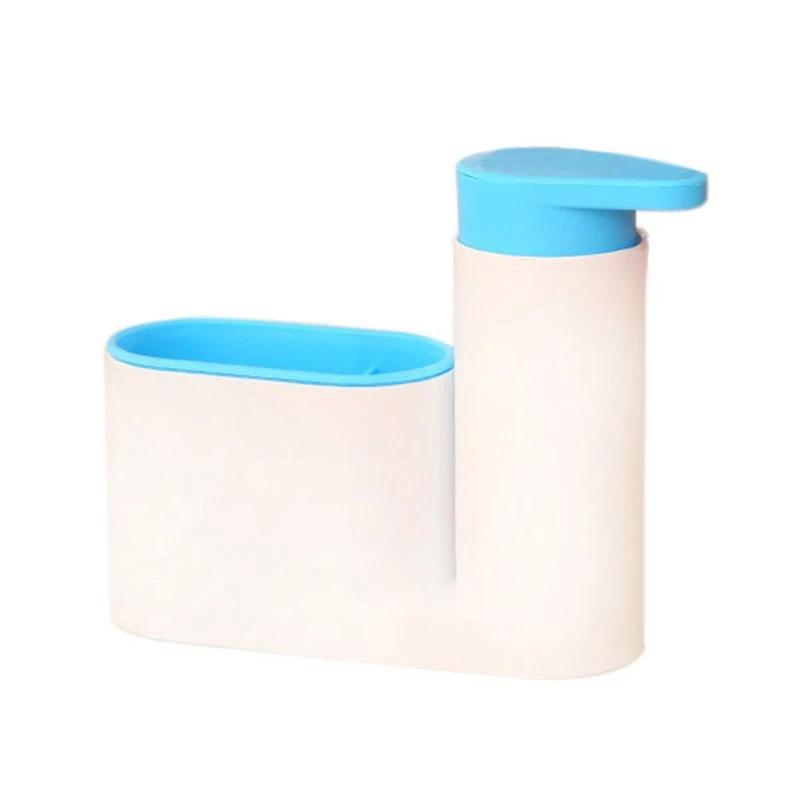 

Кухонный дозатор для шампуня и мыла, держатель для контейнера, новейший портативный домашний пластиковый держатель для ванной комнаты, практичный для хранения жидкого мыла и шампуня синий