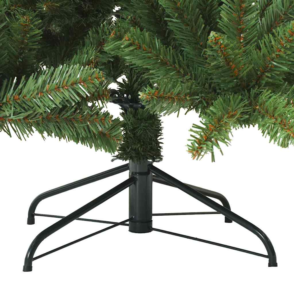 Artificial Foldable Christmas Tree Green 180 Cm PVC and Steel