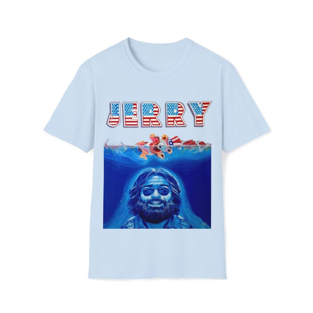 Unisex Cotton T-Shirt. Grateful Dead, Jerry Garcia Unisex T-Shirt XXXL
