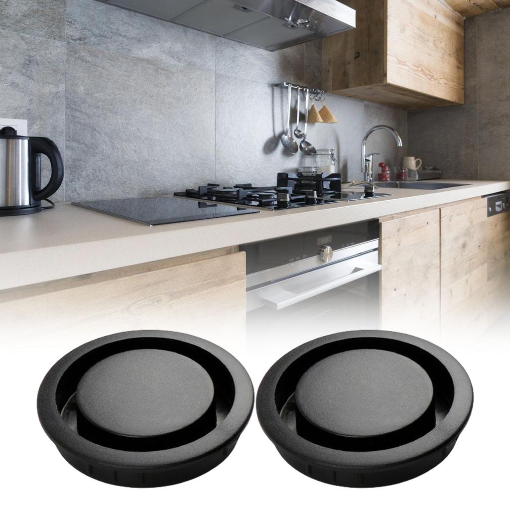 6PCS Kitchen Gas Stove Vent Covers Enhancing Aesthetic Appeal and Prevent Dust Entry Easy Installation and Remove