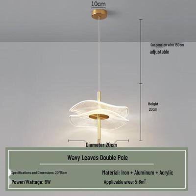 NuFeng Wave Leaf LED Ceiling Light