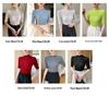 Women's Slim-Fit Knitted Sweater: New Spring Style, Yangzi Yarn, Half-High Collar, Five-Point Sleeves