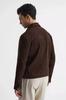 Causal Wear Handmade New Men's Brown Real Suede Leather Jacket Genuine Soft Lambskin