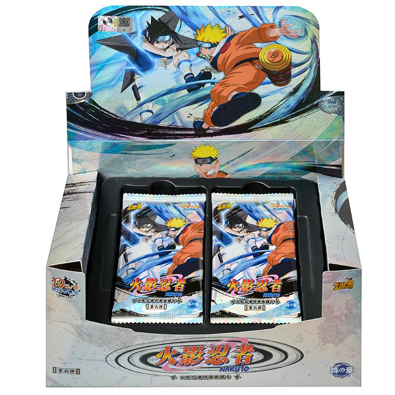 Naruto Cards Uzumaki Sasuke Ninja Game Collection Rare Cards Box Flash Cards Toys For Children Christmas Gift