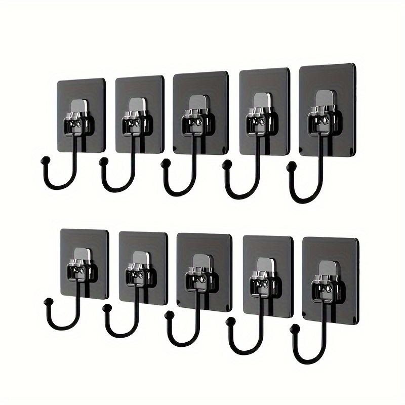 Large Heavy-duty Wall Hooks, Self-adhesive Hooks, Multi-purpose Coat, Hat, Towel, Key, Miscellaneous Hooks, Waterproof Hooks for Bathroom, Toilet