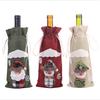 Christmas Home Decor Christmas Wine Bottle Set Wine Champagne Bottle Bag Table Dress Up