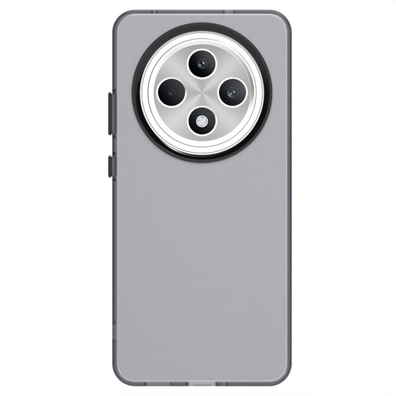 

Противоударный чехол для телефона конфетного цвета для Oppo Reno12 FS Матовый прозрачный чехол для Oppo Reno 12 FS Чехол для Oppo Reno 12 FS Чехол для Oppo Reno 12 FS For Reno 12 FS чёрный