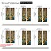 2pcs   Curtains Digital Printed  print Rustic Sunflower Machine Washable (without rod) Stuff Clearance Perfect for Bedroom