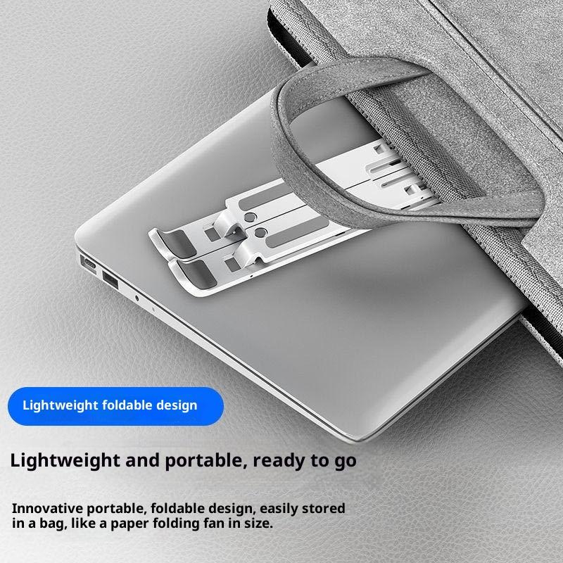 10Gears Adjustable Laptop Holder Foldable Notebook Stand Portable Desktop Support For Air Pro Accessories Abs Material
