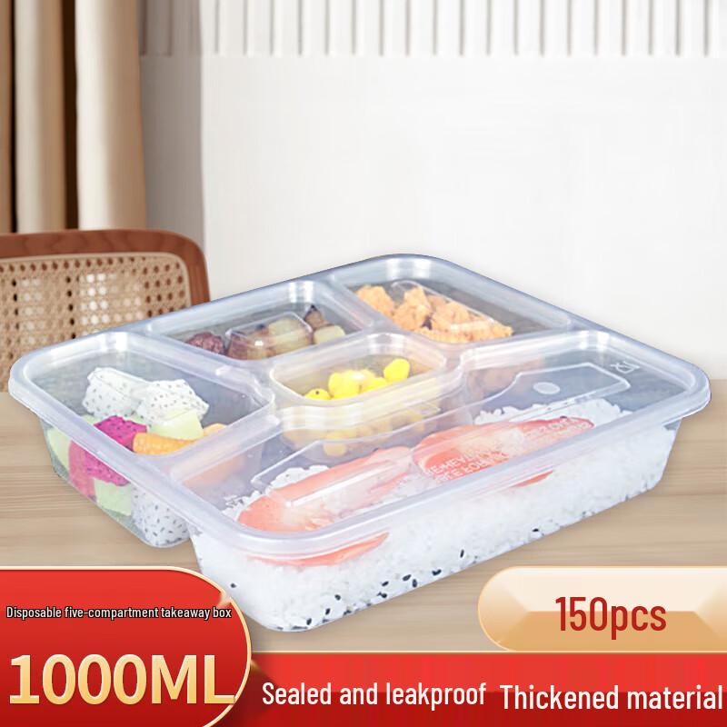 Simple Love Life Disposable Multi-Compartment Meal Prep Containers