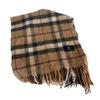 Temperament plaid containing wool scarf female winter student Christmas gift warm scarf couple