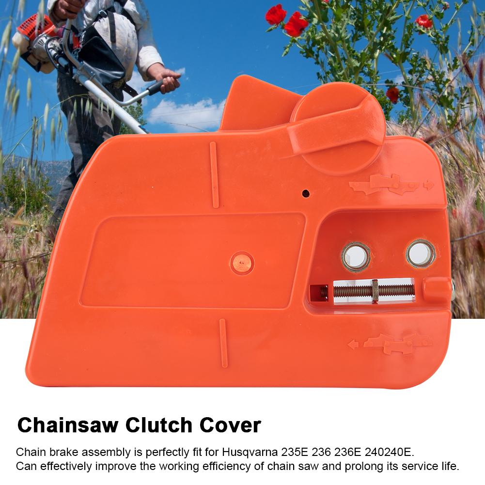 Kettensägenwerkzeuge Kupplungsdeckel Kettenbremsbaugruppe Gartenzubehör Passend für Husqvarna 235 236