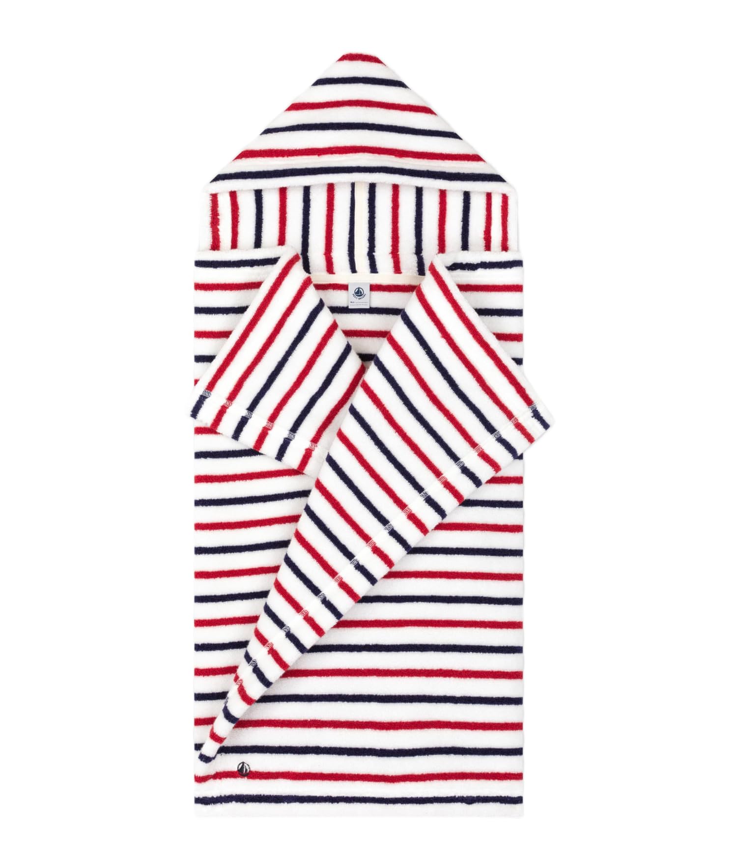 

Petit Bateau Флисовая накидка одного размера A0DXI, Молочный/Разноцветный,