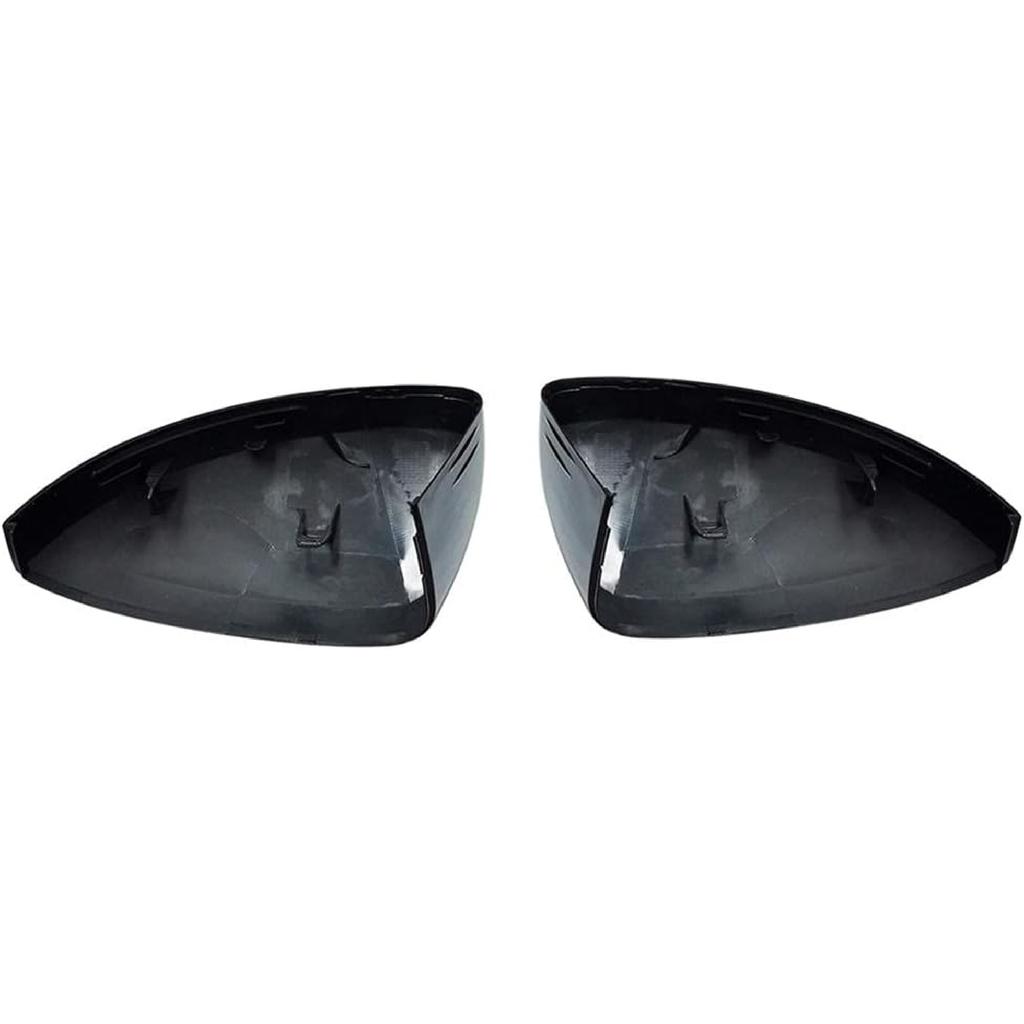 Rearview Side Wing Mirror Caps Cover,for VW Tiguan Allspace L MK2 2017 2018 2019 2020, Gloss Black