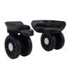 1 Pair Suitcase Wheels Universal Fit Shock Absorption Luggage Wheels Replacement for Trolley Case