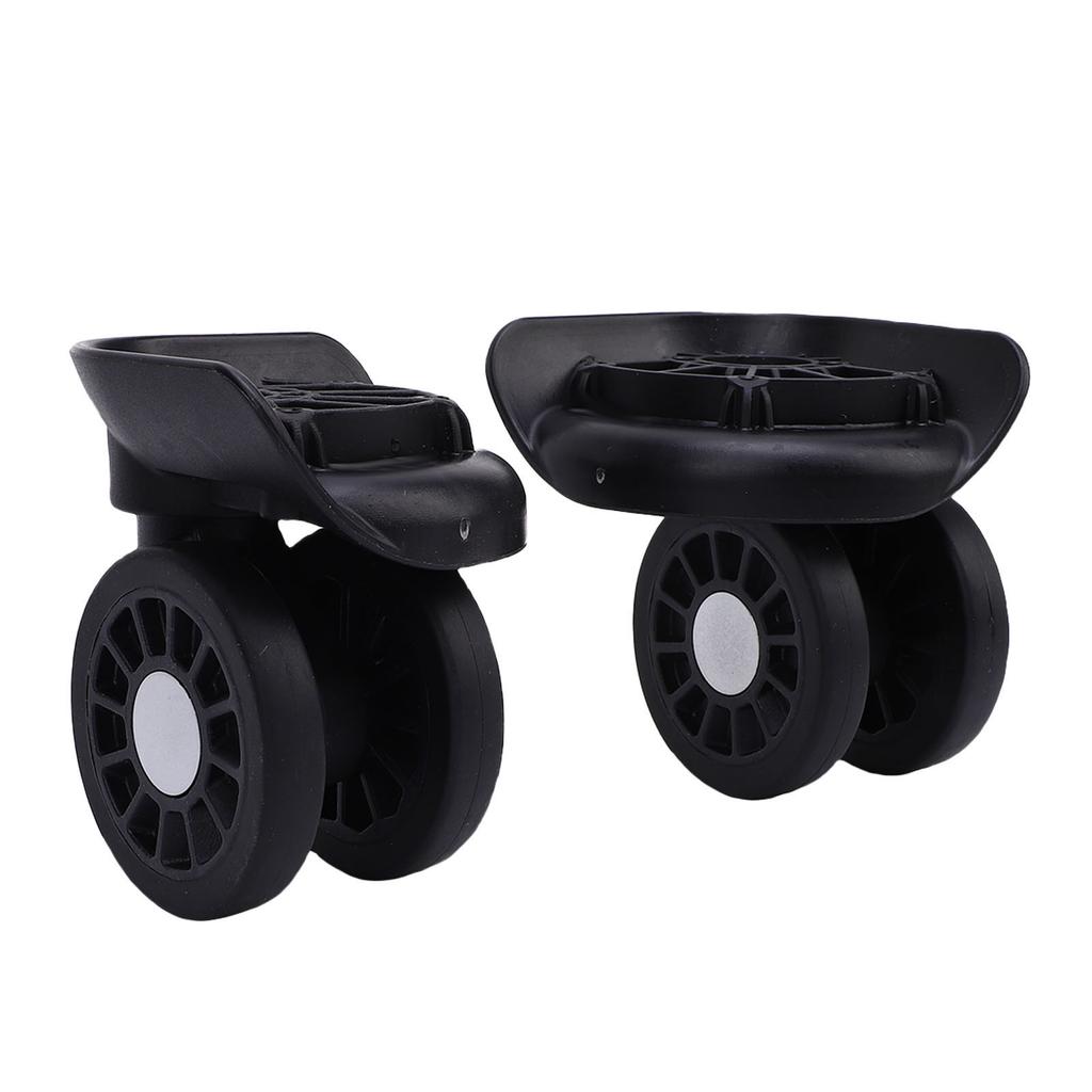 1 Pair Suitcase Wheels Universal Fit Shock Absorption Luggage Wheels Replacement for Trolley Case
