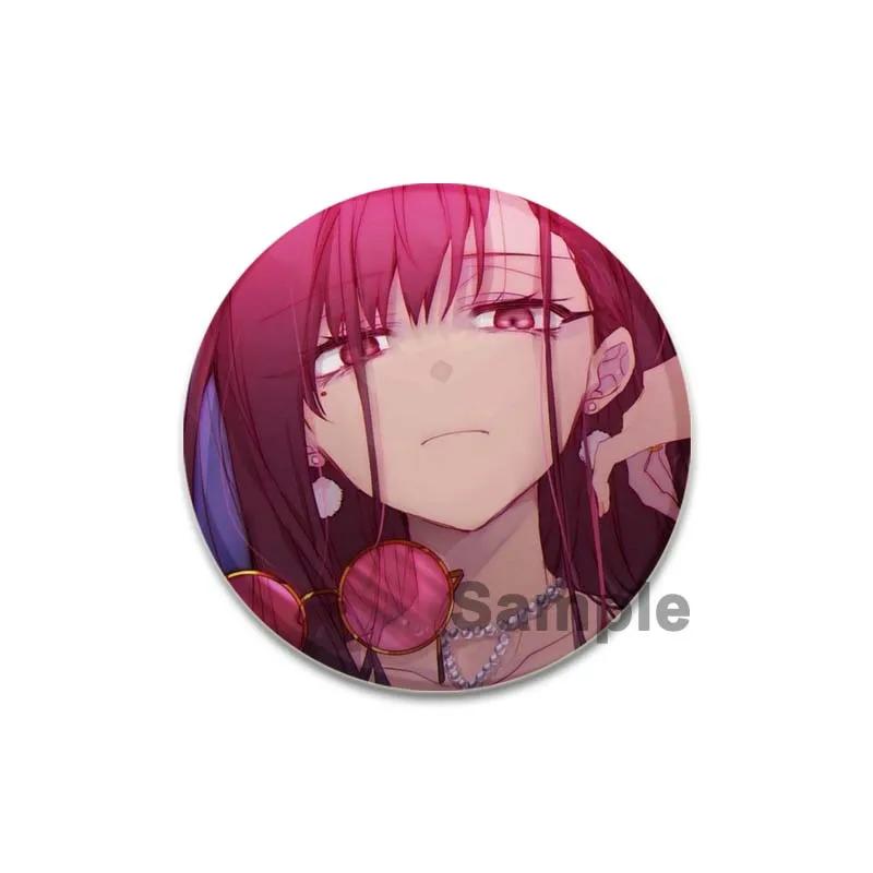 32/44/58 mm Milgram Brosje Haruka Yuno Cosplay Merker Emaljepinner for ryggsekk Klær Mote Smykker Tilbehør Gave