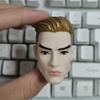 1/6 Männliche Puppe Kopf 35cm Höhe Mann Puppe Zubehör Weiß/Normal/Gebräunt Haut Diy Anziehspielzeug Zubehör