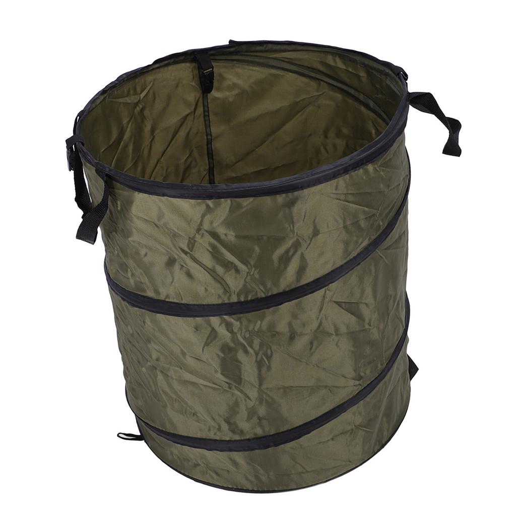 90L Folding Trash Container Portable Water Proof Oxford Cloth Camping Trash Bin for Picnic Outdoor