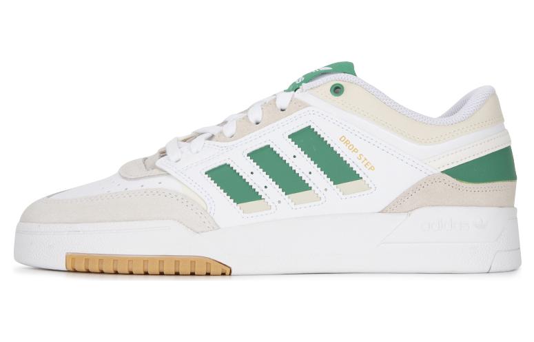 Adidas Drop Step Low  White Semi Court Green  HQ7132 36