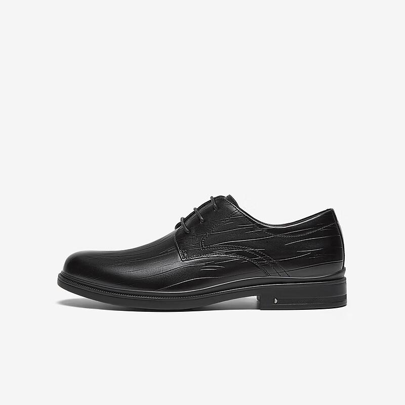 Men s Business Brogue Formal Leather Shoes 40 чёрный
