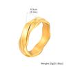 Klassieke Mobius Roestvrijstalen Ringen voor Mannen, Gedraaid Patroon Vingerband Ringen, Eeuwige Liefde Retro Sieraden Bruiloft Verloving