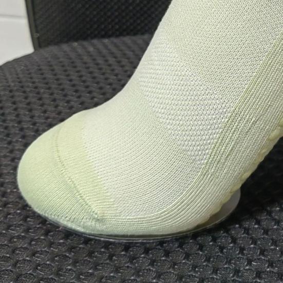 1 pár Dámské sportovní ponožky Protiskluzová spodní část Bavlněné ponožky na jógu Odvádějící vlhkost Pohodlné Pružné Atletické ponožky