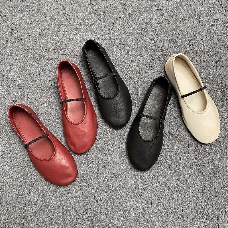 Fashion Designers Woman Flats Shoes Fashion Shallow Slip on Women Soft Sole Ballet Shoes Ladies Casual Outdoor Ballerina Shoe2025