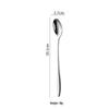 Helong Elegant 304 Stainless Steel Soup Spoon with Thickened Handle [Hand Polished]