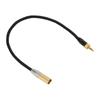 3.5mm To Mini XLR Cable Internal Thread Gold Plated 3 Pin Stereo Noiseless Sound Adapter Cord for BMPCC Camcorder