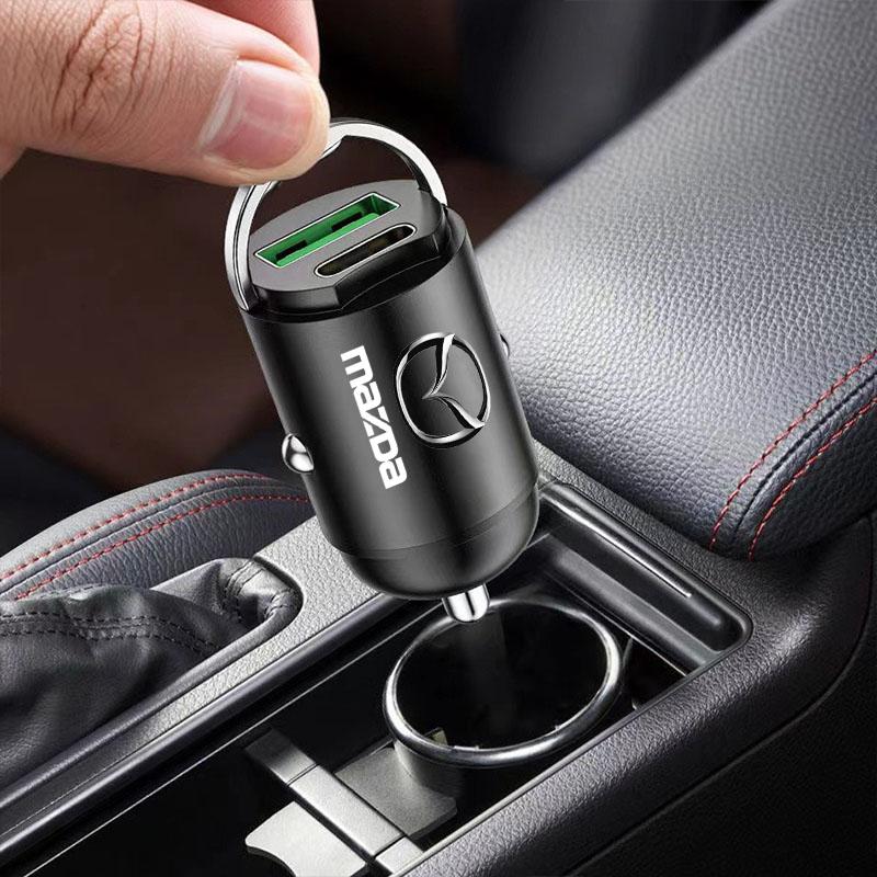Micro Car Quick Charger Vehicle Cigarette Lighter Convert Plug Car Accessories For Mazda 2 3 4 5 6 7 8 ATENZA Axela RX8 CX6 CX5 CX4 Alexa CX4 CX5 CX8