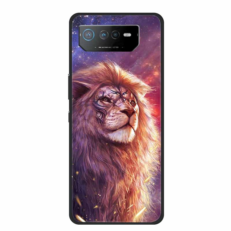Phone Case For Asus ROG Phone 6D Ultimate Back Cover Case Black TPU Silicone Soft Coque For Asus ROG Phone 6 Pro Case Phone6 Pro