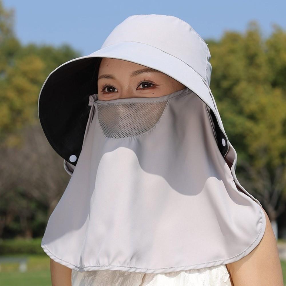 Anti-UV Sun Hat Adjustable Safari Cap New Bucket Hat Men