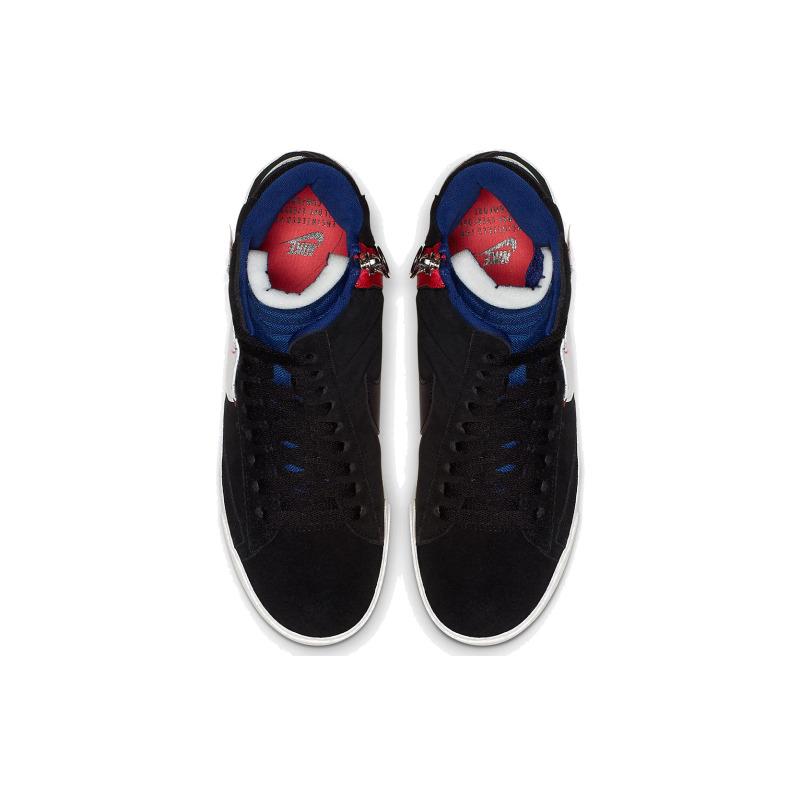 Nike Sneakers Damskie Blazer Mid Rebel XX Czarne Królewski Niebieski Buty Skateboardowe BQ4022-005