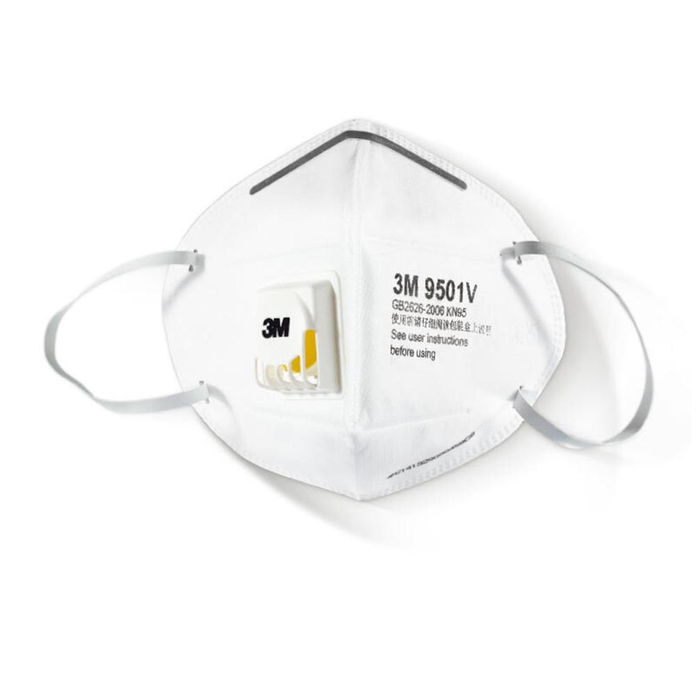 3M 9501v Particulate Respirator KN95 Masks with Breathing Valve Aganist
