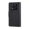 Etui Na Telefon Dla Xiaomi Redmi Note 14 Pro 5G/Note 14 Pro+ 5G/Poco X7 5G , Skórzane Etui Portfel Z Zamkiem Błyskawicznym Z Paskiem Na Nadgarstek