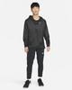 NIKE PRO Woven Training Size XL DM5537 Men's 1/2-Zip Mesh-Lined Hoodie, (176-185cm), Black,
