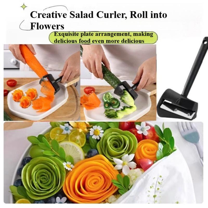 Creative Spiral Knife Vegetable Slicer Carrot Radish Potato Cutter Manual Fruit Peeler Carving Tool Kitchen Gadget