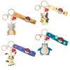 Pokemon Anime Figures Snorlax Mimikyu Cubone Keychain Car Key School Bag Backpack Decoration Desktop Decoration Toy Gift