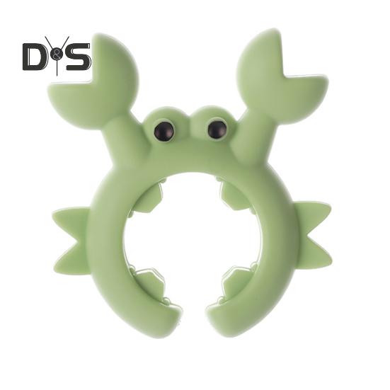 6 ks Držáky na špachtle Žáruvzdorné Proti opaření Kompaktní velikost Víceúčelové Silikonové držáky na náčiní Držáky na lžíce ve tvaru kraba