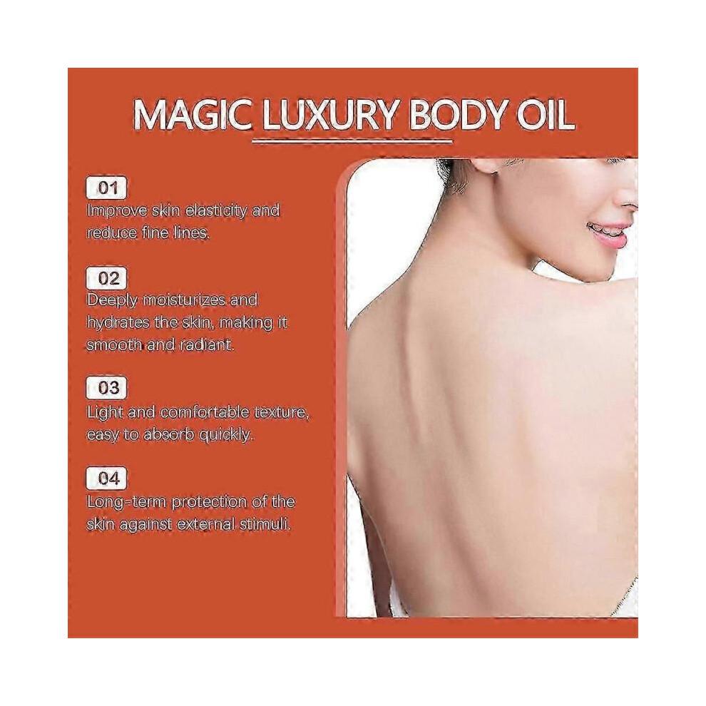 (4pcs)שמן מיצוק לגוף Magics, שמן גוף יוקרתי, שמן לחות והידוק לעור לכל הגוף, זרועות, חזה, ירכיים ובטנים